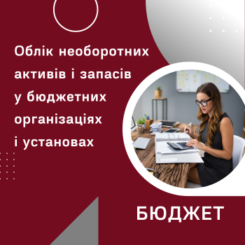 Облік необоротних активів і запасів у бюджетних організаціях і установах